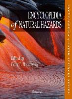 Encyclopedia of natural hazards
