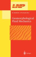 Geomorphological fluid mechanics /