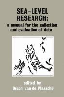 Sea-level research : a manual for the collection and evaluation of data /