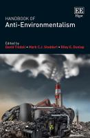 Handbook of anti-environmentalism /
