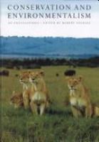 Conservation and environmentalism : an encyclopedia /