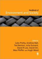 The SAGE handbook of environment and society /