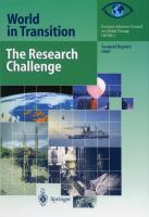 The research challenge /