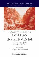 A companion to American environmental history