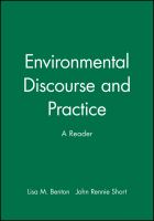 Environmental discourse and practice : a reader /