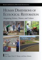 Human dimensions of ecological restoration : integrating science, nature, and culture /