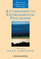 A companion to environmental philosophy /