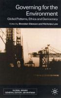 Governing for the environment : global problems, ethics, and democracy /
