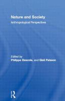 Nature and society : anthropological perspectives /