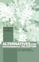 Alternatives for environmental valuation