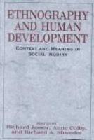 Ethnography and human development : context and meaning in social inquiry /