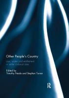 Other people's country : law, water and entitlement in settler colonial sites /