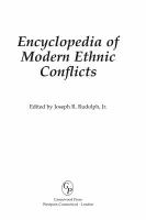 Encyclopedia of modern ethnic conflicts /