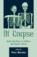 Of Corpse Death and Humor in Folkore and Popular Culture /