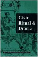 Civic ritual and drama /