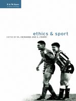 Ethics and sport