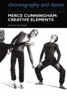 Merce Cunningham : creative elements /