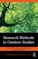 Research methods in outdoor studies /