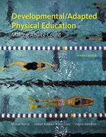 Developmental/adapted physical education : making ability count /