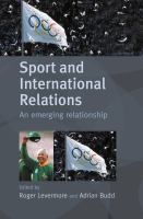 Sport and international relations : an emerging relationship /