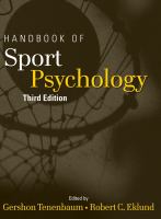 Handbook of sport psychology.