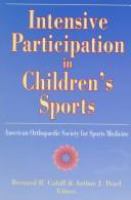 Intensive participation in children's sports /