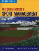 Principles and practice of sport management /