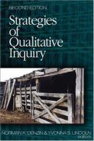 Strategies of qualitative inquiry /