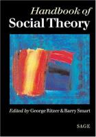Handbook of social theory /