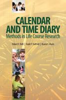 Calendar and time diary methods in life course research /