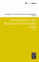 Governance in the business environment