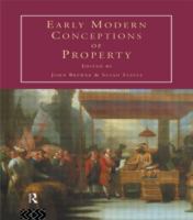 Early modern conceptions of property /