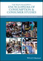 The Wiley Blackwell encyclopedia of consumption and consumer studies /