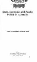 State, economy and public policy in Australia /