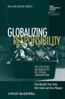 Globalizing responsibility the political rationalities of ethical consumption /