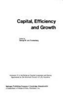 Capital, efficiency, and growth /