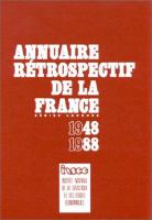 Annuaire retrospectif de la France (series longues) : 1948-1988 /