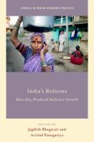 India's reforms : how they produced inclusive growth /
