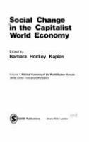Social change in the capitalist world economy /