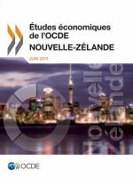 Études économiques de l'OCDE Nouvelle-Zélande 2013.