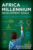 Africa and the Millennium Development Goals : progress, problems, and prospects /