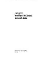 Poverty and landlessness in rural Asia.