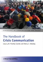The handbook of crisis communication /