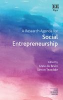 A research agenda for social entrepreneurship /