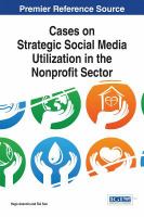 Cases on strategic social media utilization in the nonprofit sector /