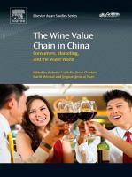 The wine value chain in China : consumers, marketing and the wider world /
