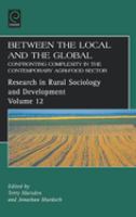 Between the local and the global : confronting complexity in the contemporary agri-food sector /