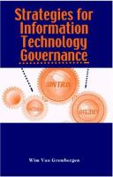 Strategies for information technology governance /