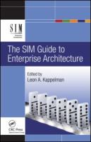 The SIM guide to enterprise architecture /