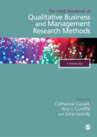 The SAGE handbook of qualitative business and management research methods /